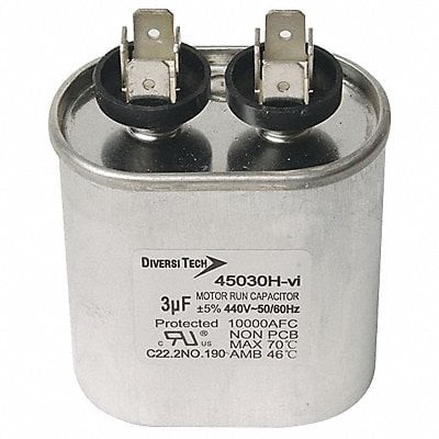 Motor Run Capacitor 440V Oval MPN:45050H