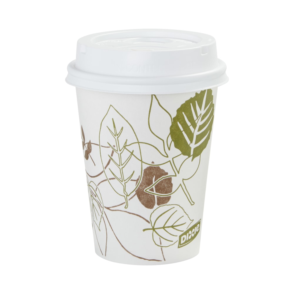 Dixie Paper Hot Cups, 8 Oz., Pathways Design, Box Of 25 (Min Order Qty 21) MPN:2338WS