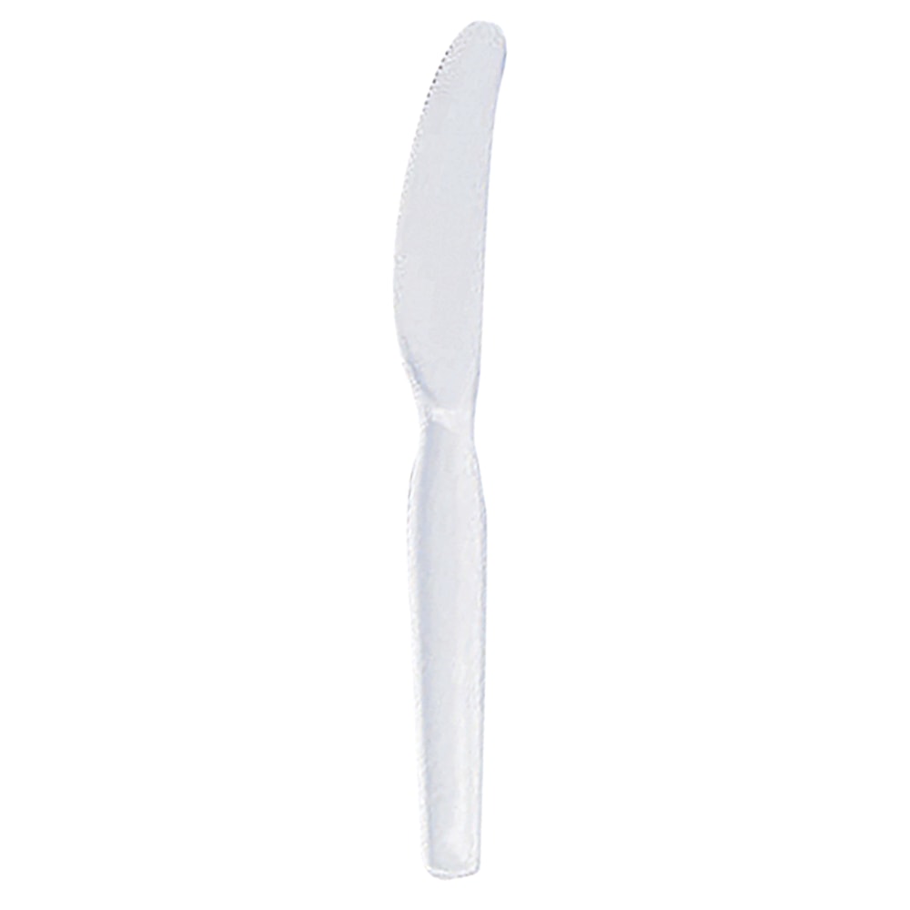 Dixie Heavyweight Utensils, Knives, White, Box Of 100 Knives (Min Order Qty 9) MPN:KH207