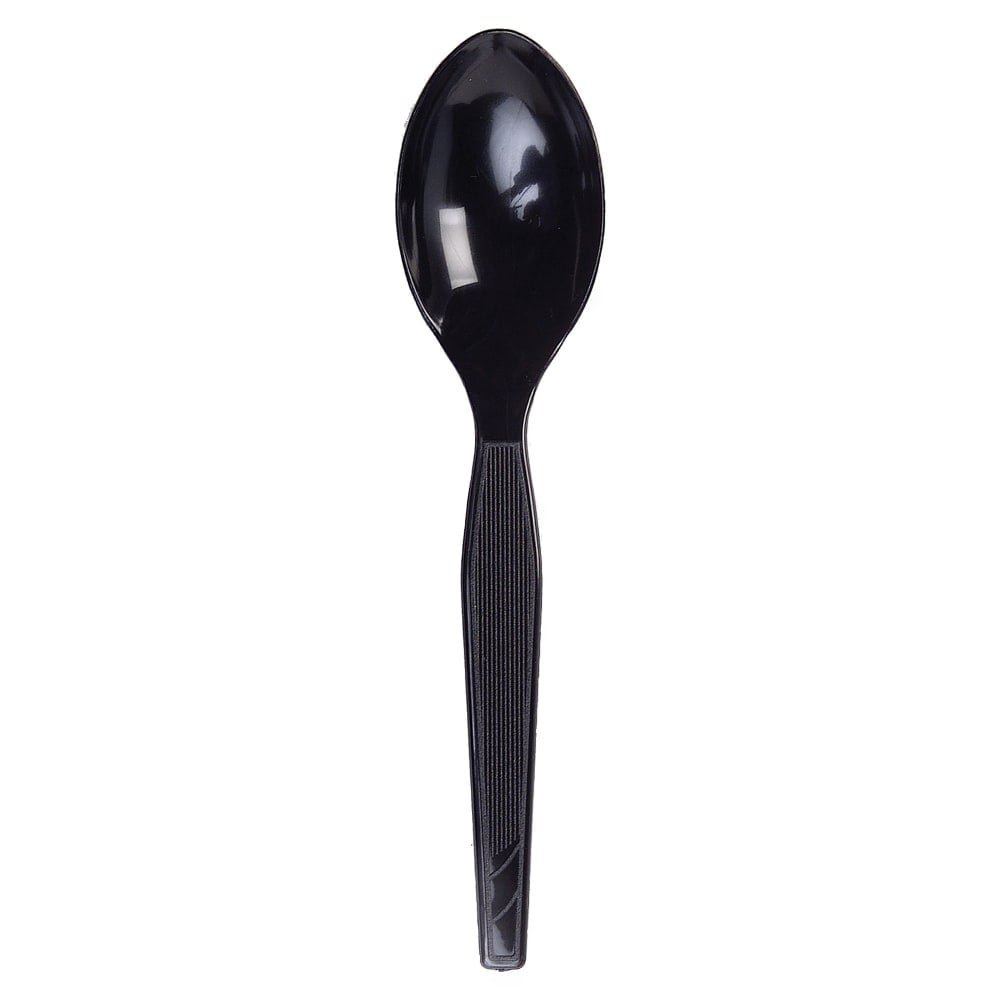 Dixie Medium-weight Disposable Teaspoon Grab-N-Go by GP Pro - 100 / Box - 10/Carton - Teaspoon - 1000 x Teaspoon - Black (Min Order Qty 2) MPN:TM507CT