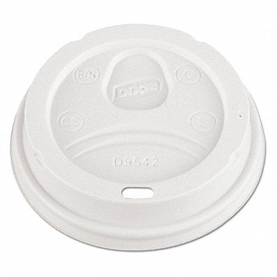 Disp Dome Lid 10 oz-20 oz White PK100 MPN:D9542 PACK