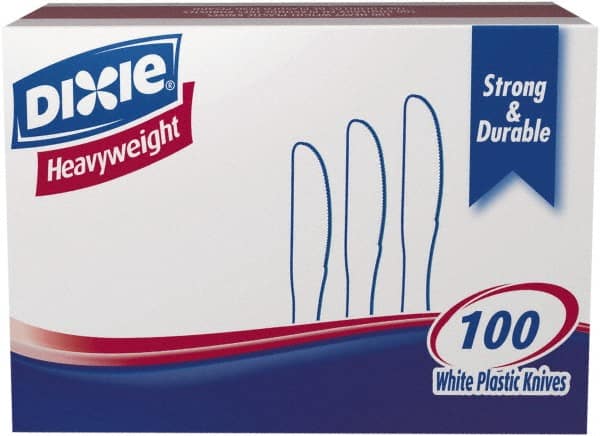 Pack of (100) Dixie Plastic Tableware, Heavyweight Knives MPN:DXEKH207