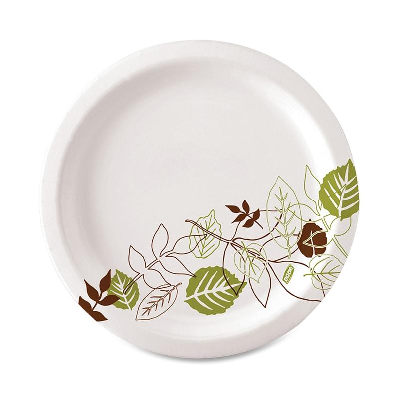 Dixie Ultra Paper Plates, 8 1/2in Diameter, Pathways Design, Pack Of 125 (Min Order Qty 3) MPN:SXP9PATH