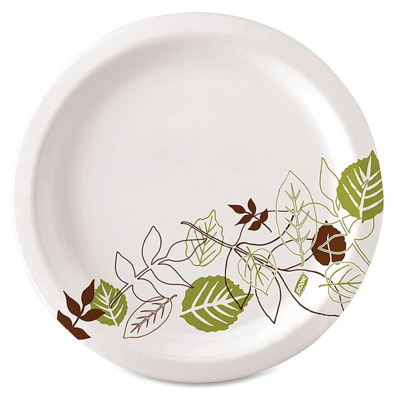 DIXIE 6 7/8IN MEDIUM-WEIGHT PAPER PLATES BY GP PRO (GEORGIA-PACIFIC), PATHWAYS, 500 PLATES PER CASE (Min Order Qty 2) MPN:UX7WSCT