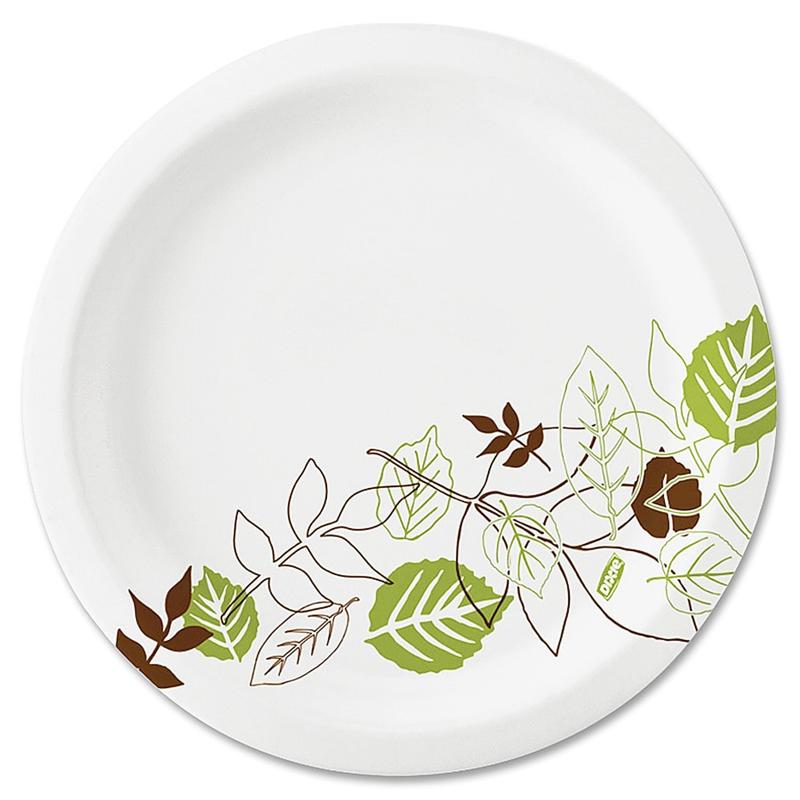 DIXIE 8 1/2IN MEDIUM-WEIGHT PAPER PLATES BY GP PRO (GEORGIA-PACIFIC), PATHWAYS, 1,000 PLATES PER CASE MPN:UX9PATH