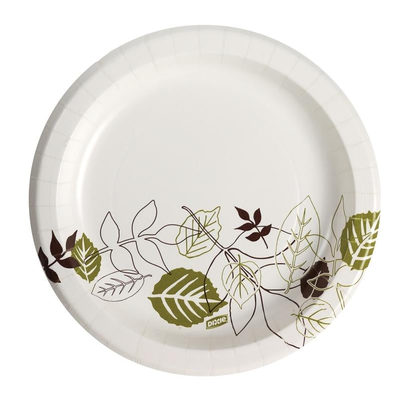Dixie Paper Plates, 8-1/2in, Pathways Design, Pack Of 125 Plates (Min Order Qty 4) MPN:UX9WS