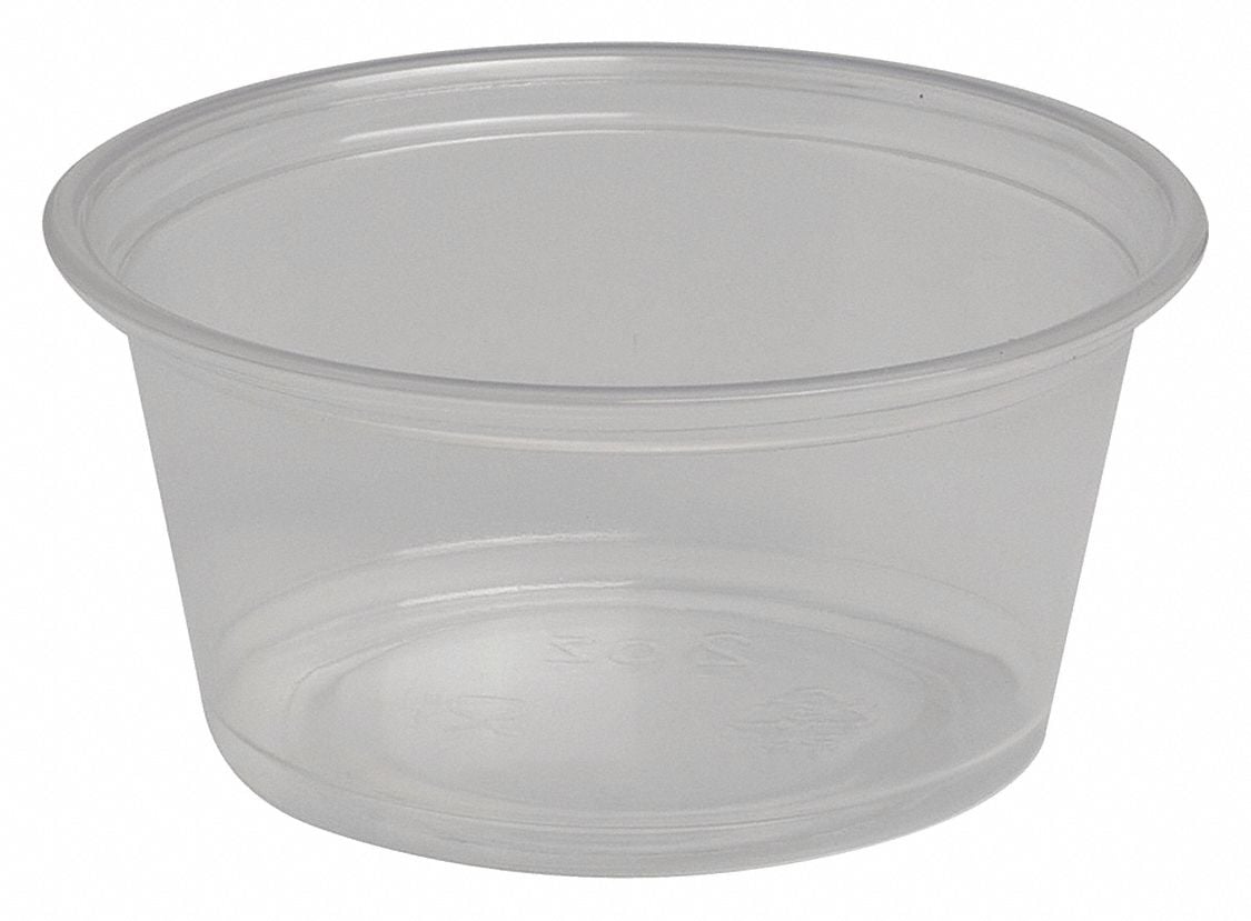 Disposable Portion Cup 2 oz Clear PK2400 MPN:PP20CLEAR