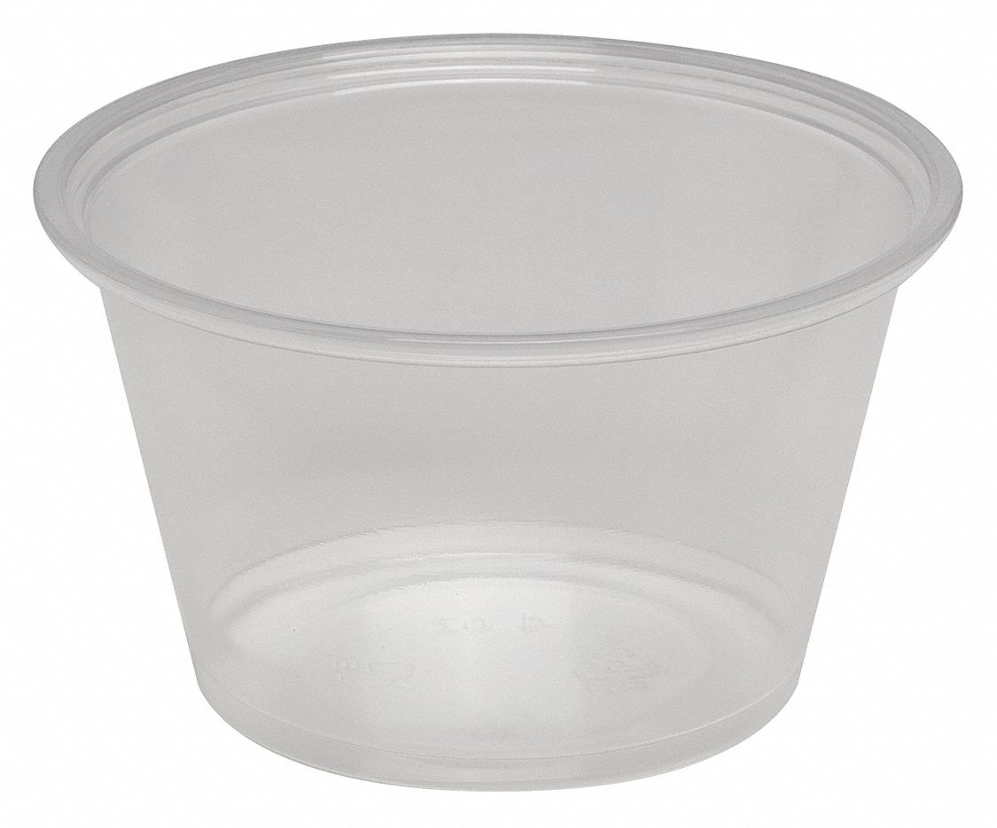 Disposable Portion Cup 4 oz Clear PK2400 MPN:PP40CLEAR