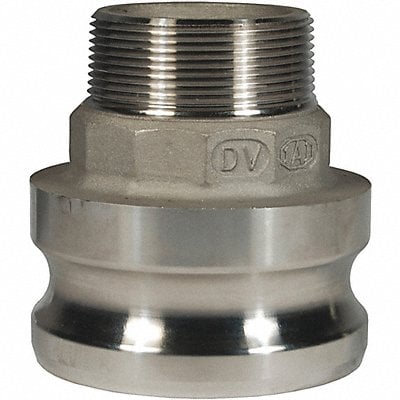 Cam and Groove Adapter 2  3 316 SS MPN:3020-F-SS