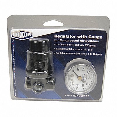 Series 1-Carded Miniature Regulator 1/4 MPN:R07-200RGC