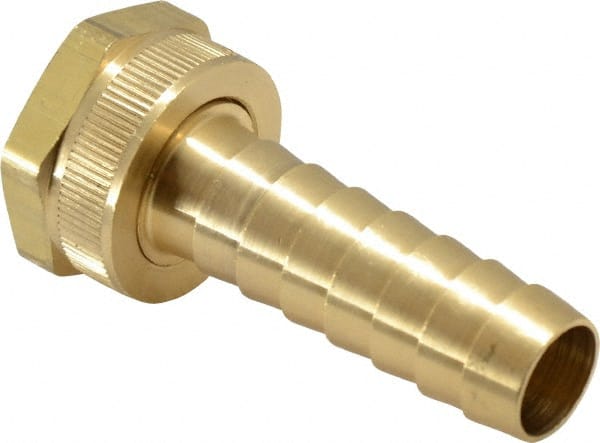 Garden Hose Fitting: Long Shank Female Swivel, 3/4