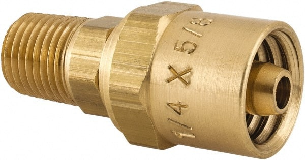 1/4 NPTF, Reusable Hose Male Fitting MPN:MSC1834104K