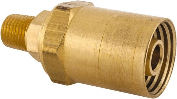 1/4 NPTF, Reusable Hose Male Fitting MPN:MSC1838154K