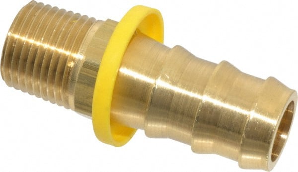 Barbed Push-On Hose Male Connector: 1/2