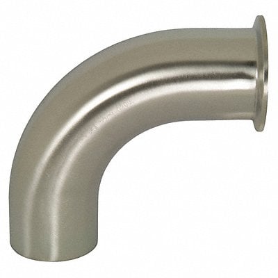 Polished 90 Clamp x Weld Elbow 304SS 1.5 MPN:B2CM-G150