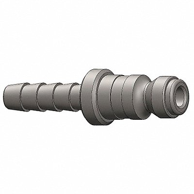 Quick Connect Plug 3/8 Body 3/8 Barb MPN:J3S3