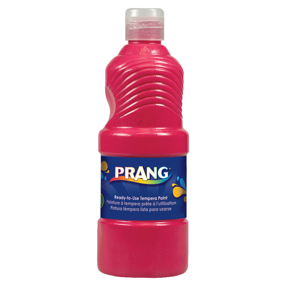 Prang Ready-To-Use Tempera Paint, 16 Oz., Red (Min Order Qty 10) MPN:21601