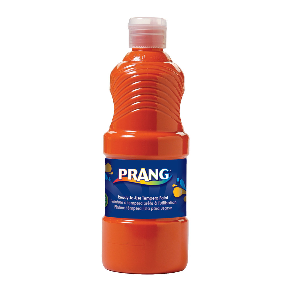 Prang Ready-To-Use Tempera Paint, 16 Oz., Orange (Min Order Qty 9) MPN:21602