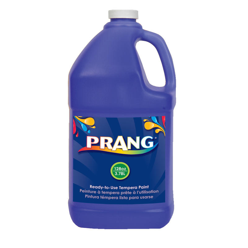 Prang Ready-To-Use Tempera Paint, 128 Oz., Blue (Min Order Qty 3) MPN:22805