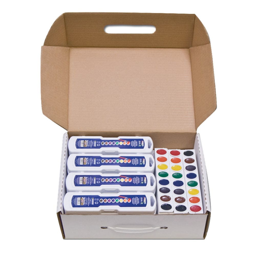 Prang Semi-Moist Watercolor Master Set, Assorted Colors, Set Of 36 MPN:08020