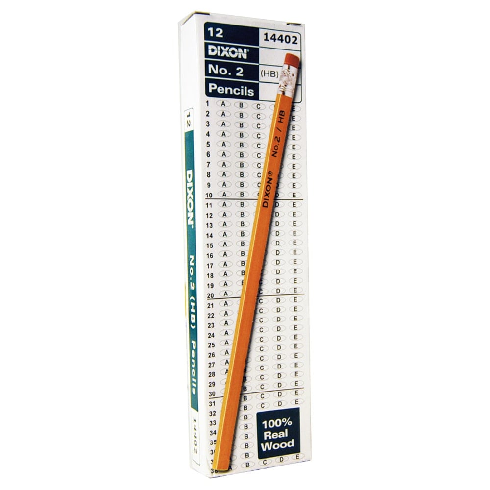 Dixon Pencils, #2 Soft Lead, Box Of 12 (Min Order Qty 22) MPN:14402