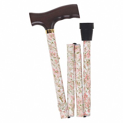 Folding Cane Standard 14 in Beige Floral MPN:502-1325-9906