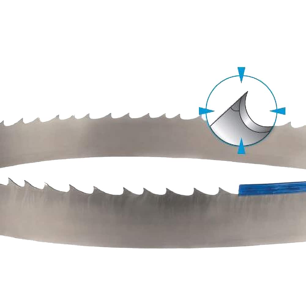 Welded Bandsaw Blade: 12' Long, 0.042