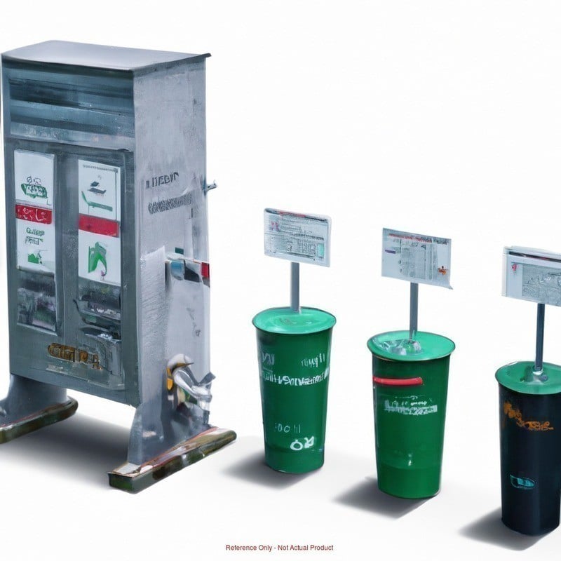 Pet Waste Stations, Container Shape: Rectangle , Overall Height Range (Feet): 4' - 8' , Waste Container Width/Diameter (Inch): 13  MPN:1003-L