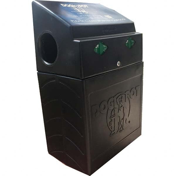 Pet Waste Stations, Container Shape: Rectangle , Overall Height Range (Feet): 4' - 8' , Waste Container Width/Diameter (Inch): 20  MPN:1005BLK-2