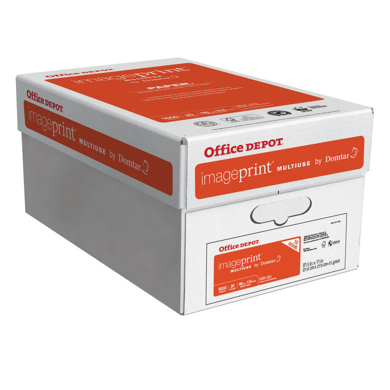 Domtar Continuous Form Paper 2 Part Carbonless 9 12 x 11 White Carton Of  1700 Forms - Office Depot