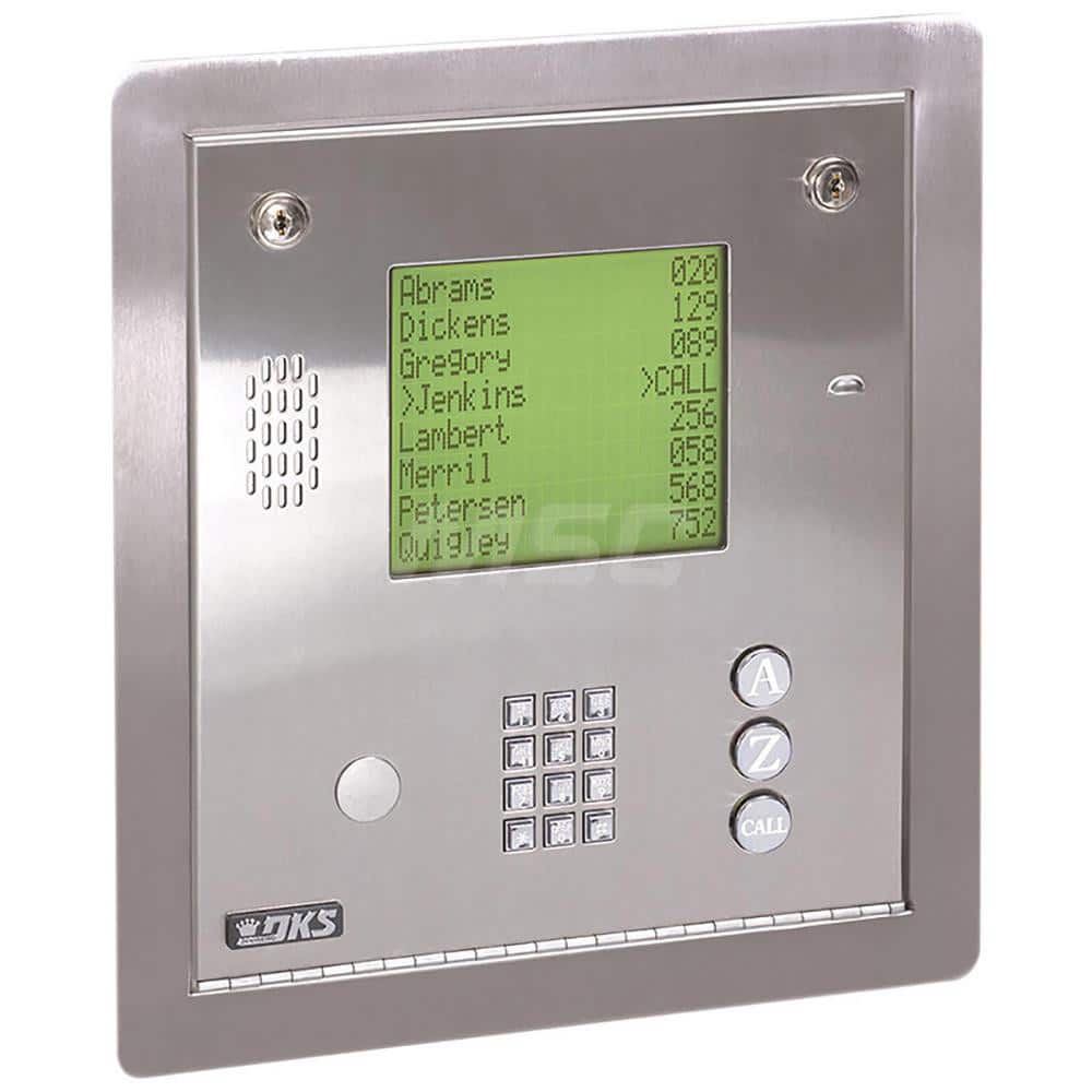 Intercoms & Call Boxes, Intercom Type: Telephone Entry System , Connection Type: Wired , Number of Stations: 1 , Height (Decimal Inch): 13.000000  MPN:1837-084