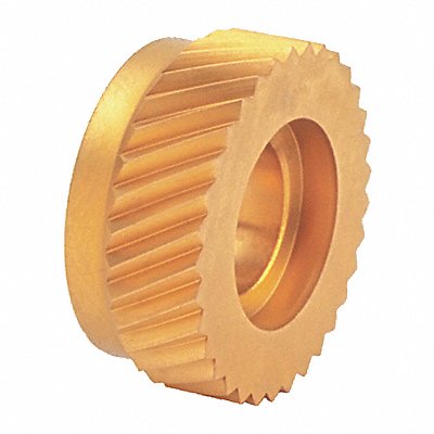 Knurl Wheel Left Hand Diagonal HSS MPN:SW2L-25-HSB-CP