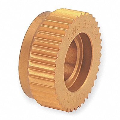 Knurl Wheel Straight HSS MPN:SW2S-30-HSB-CP