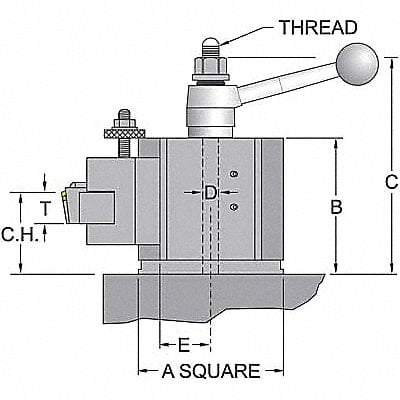 Tool Post QITP35N 14-17 In Swing MPN:QITP35N