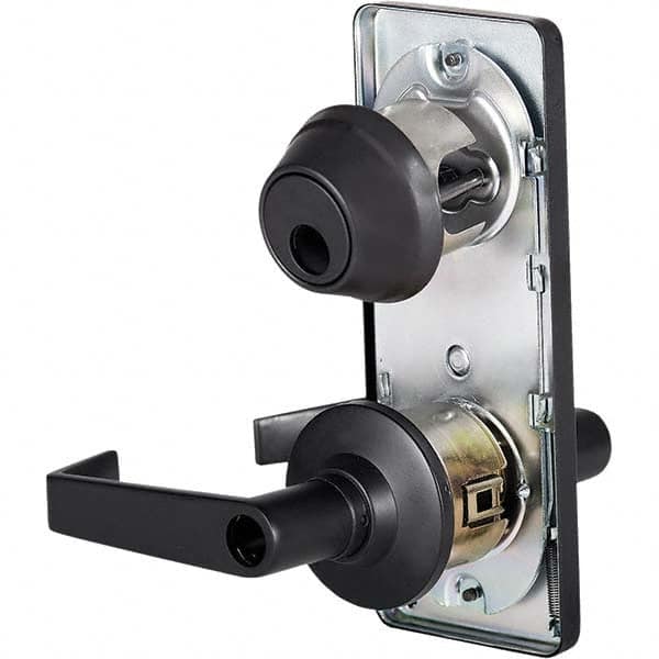 Entry Lever Lockset for 1-3/8 to 1-3/4