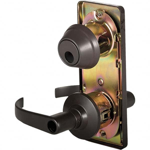 Entry Lever Lockset for 1-3/8 to 1-3/4