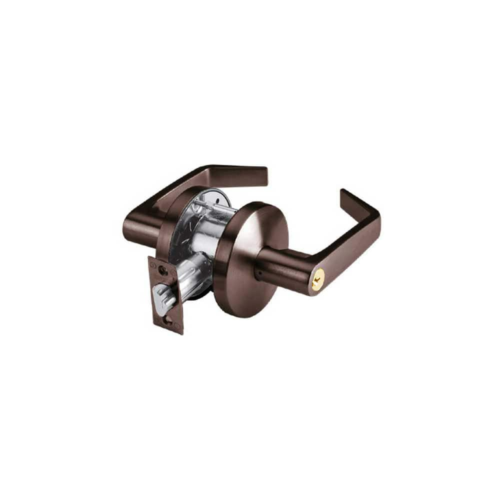 Lever Locksets, Lockset Type: Classroom , Key Type: Keyed Different , Back Set: 2-3/4 (Inch), Cylinder Type: Conventional , Material: Steel  MPN:C570-D-LRC-613