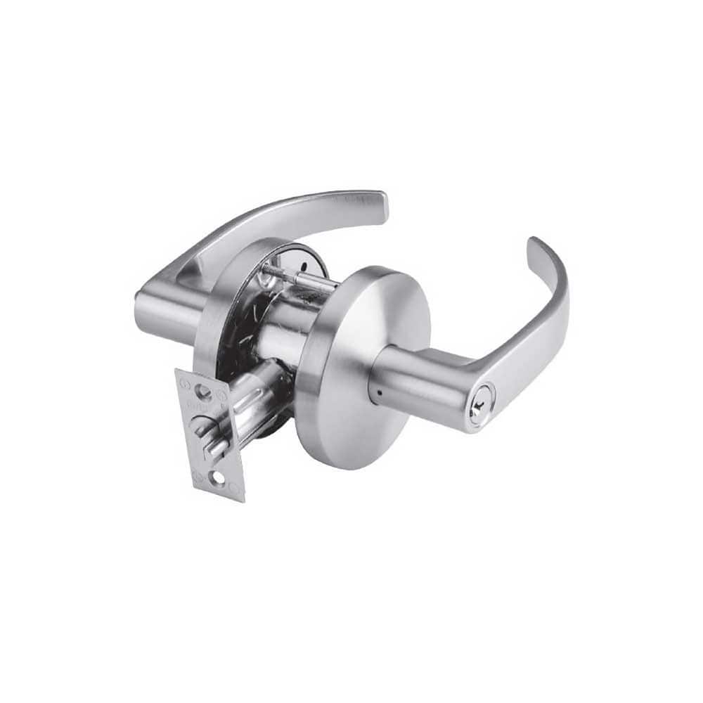 Lever Locksets, Lockset Type: Storeroom , Key Type: Keyed Different , Back Set: 2-3/4 (Inch), Cylinder Type: Conventional , Material: Steel  MPN:C580-D-LCC-626