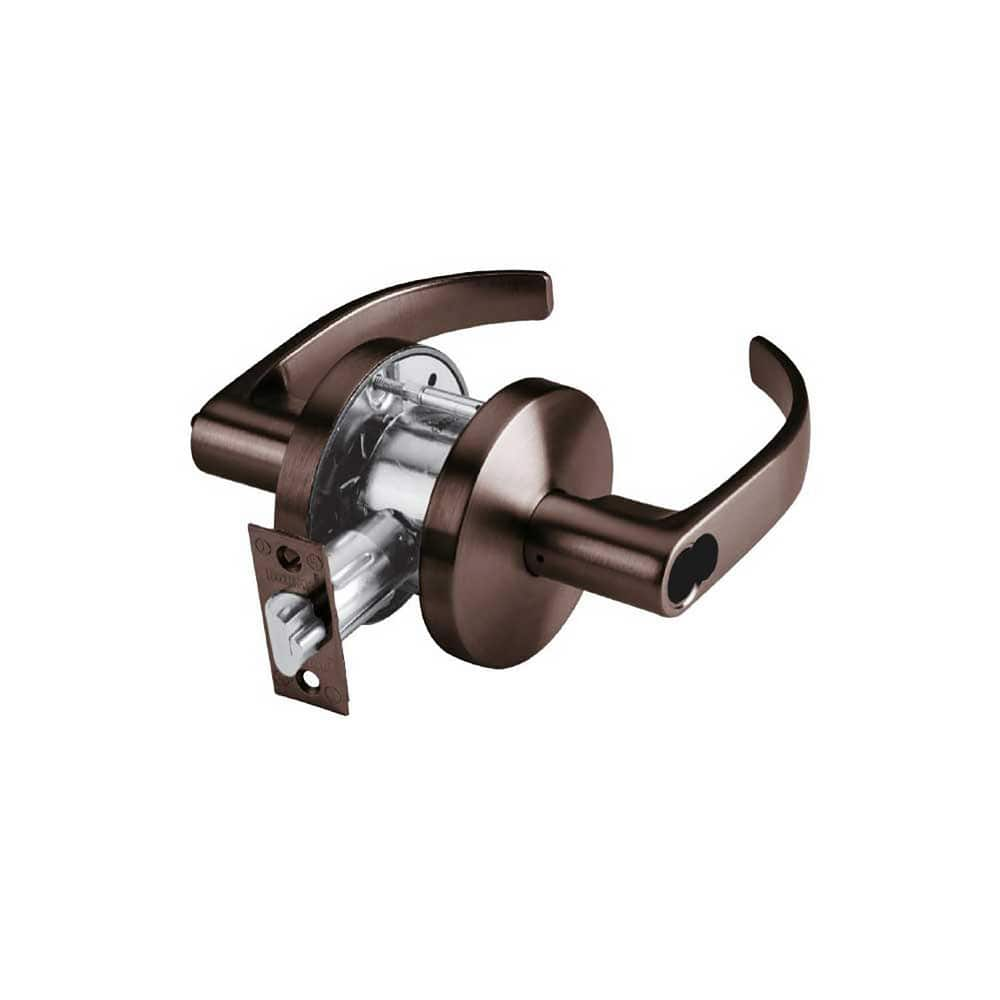 Lever Locksets, Lockset Type: Storeroom , Key Type: Keyed Different , Back Set: 2-3/4 (Inch), Cylinder Type: SFIC Less Core , Material: Steel  MPN:C580-J-LCC-613