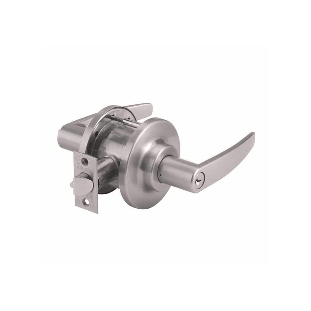 Lever Locksets, Lockset Type: Entry , Key Type: Keyed Different , Back Set: 2-3/4 (Inch), Cylinder Type: Conventional , Material: Steel  MPN:CL753-D-LGE-626