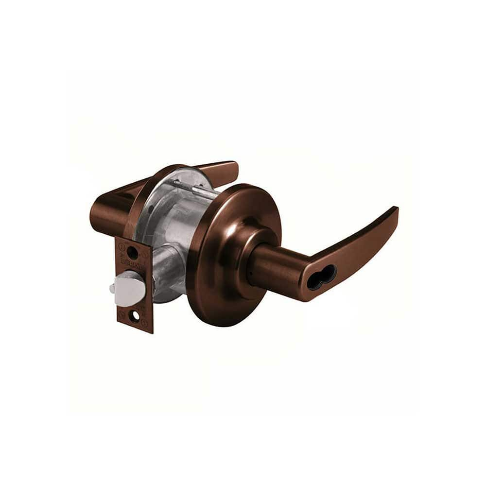 Lever Locksets, Lockset Type: Classroom , Key Type: Keyed Different , Back Set: 2-3/4 (Inch), Cylinder Type: SFIC Less Core , Material: Steel  MPN:CL770-J-LGE-613