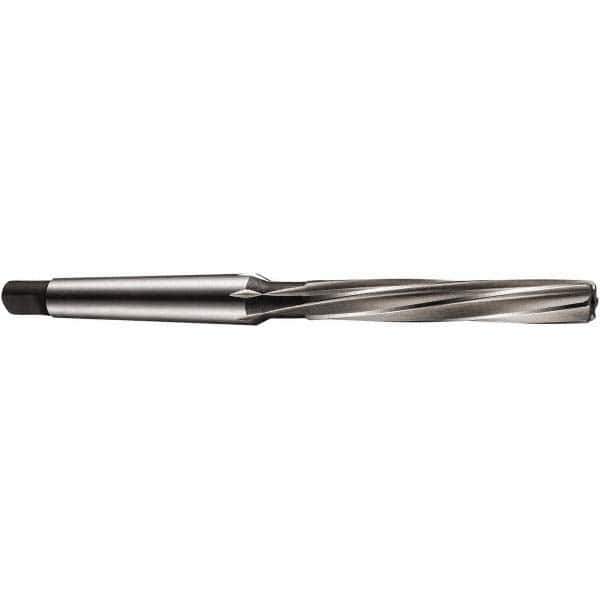 Chucking Reamer: 12.5 mm Dia, 156 mm OAL, 76 mm Flute Length, Spiral Flute, Morse Taper Shank, High Speed Steel MPN:5986483