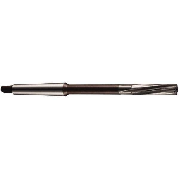 Chucking Reamer: 12 mm Dia, 182 mm OAL, 44 mm Flute Length, Spiral Flute, Morse Taper Shank, Solid Carbide MPN:5987166