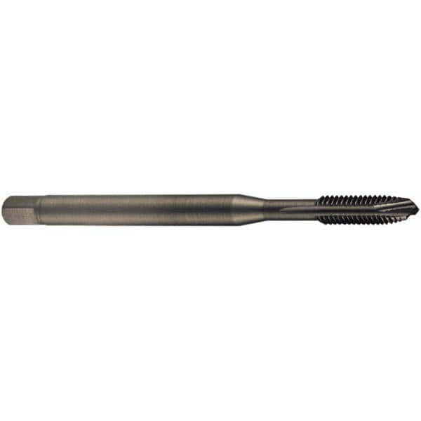 Spiral Point Tap: M5x0.8 Metric, 3 Flutes, Plug Chamfer, 6H Class of Fit, High-Speed Steel-E-PM, Steam Oxide Coated MPN:5973434