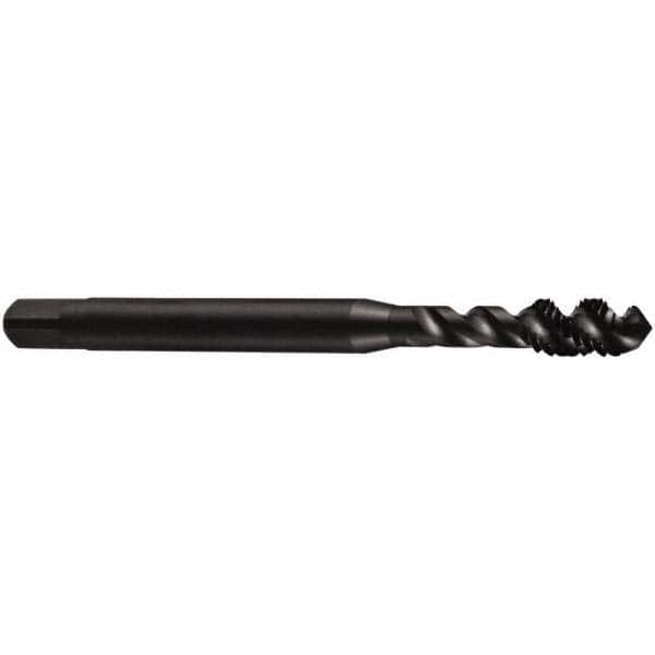 Spiral Flute Tap: M8 x 0.75, Metric Fine, 3 Flute, Bottoming, 6H Class of Fit, Cobalt, Oxide Finish MPN:5973538