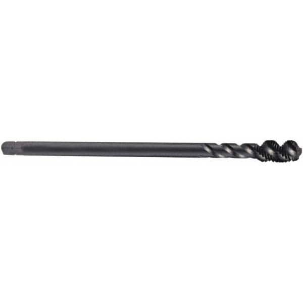 Spiral Flute Tap: M10 x 1.25, Metric Fine, 3 Flute, Bottoming, 6H Class of Fit, Cobalt, Oxide Finish MPN:5973543