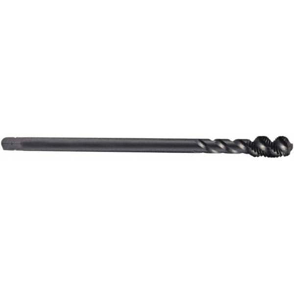 Spiral Flute Tap: M18 x 1.00, Metric Fine, 4 Flute, Bottoming, 6H Class of Fit, Cobalt, Oxide Finish MPN:5973577