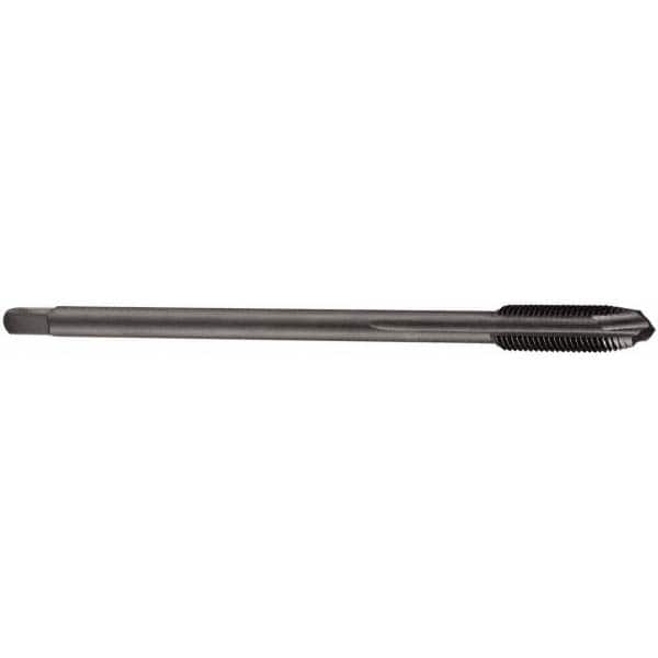 Spiral Point Tap: M27x1.5 Metric Fine, 4 Flutes, Plug Chamfer, 6H Class of Fit, High-Speed Steel-E-PM, Steam Oxide Coated MPN:5973672