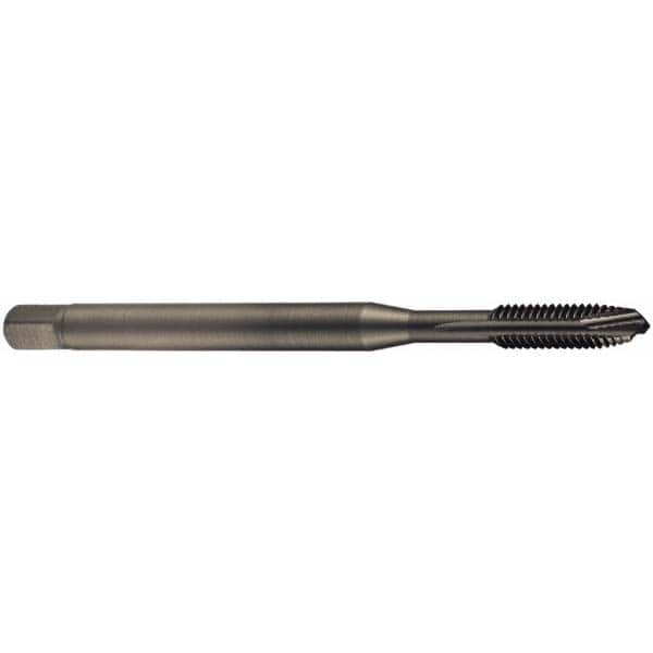 Spiral Point Tap: #12-24 UNC, 3 Flutes, Plug Chamfer, 2B Class of Fit, High-Speed Steel-E-PM, Steam Oxide Coated MPN:5973764