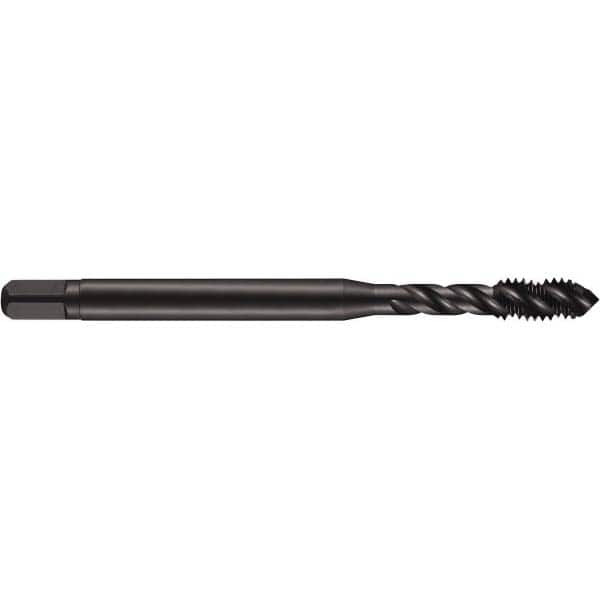 Spiral Flute Tap: 7/16-20, UNF, 3 Flute, Modified Bottoming, 3B Class of Fit, Powdered Metal, Oxide Finish MPN:5973958